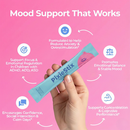 PixieStix™ Mood + Focus Natural Support for Kids
