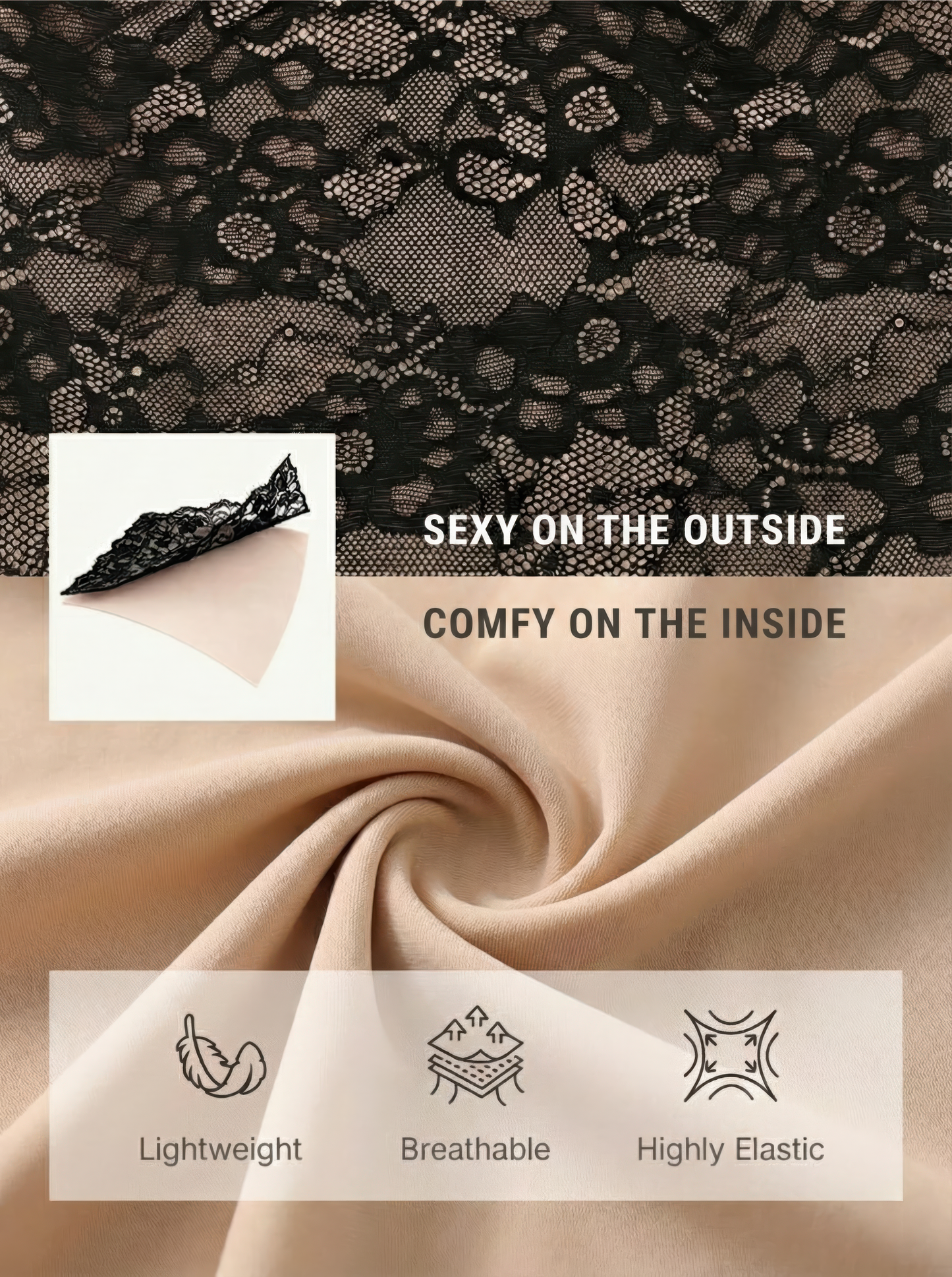 Snatched Lace V-Neck Full Bodysuit